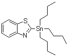 结构式 CAS# 105445-58-7, 2-(三丁基锡烷基)苯并噻唑