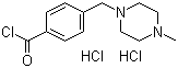 结构式 CAS# 106261-64-7, 4-(4-甲基哌嗪甲基)苯甲酰氯二盐酸盐
