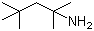 structure of CAS# 107-45-9, tert-Octylamine;1,1,3,3-Tetramethylbutylamine; 2,4,4-Trimethyl-2-pentanamine; 2-Amino-2,4,4-trimethylpentane