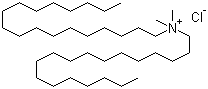 structure of CAS# 107-64-2, Dioctadecyl dimethyl ammonium chloride;Dimethyldioctadecylammonium chloride