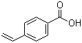 structure of CAS# 1075-49-6, 4-Vinylbenzoic acid;Styrene-4-carboxylic acid