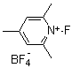 structure of CAS# 109705-14-8, 1-Fluoro-2,4,6-trimethylpyridinium tetrafluoroborate