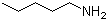 structure of CAS# 110-58-7, Amylamine;1-Aminopentane; n-Pentylamine