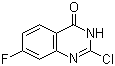 结构式 CAS# 1107694-77-8, 2-氯-4-氧代-7-氟喹唑啉; 2-氯-7-氟喹唑啉-4(3H)-酮