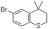 structure of CAS# 112110-44-8, 6-Bromo-4,4-dimethylthiochroman;6-Bromo-3,4-dihydro-4,4-dimethyl-2H-1-benzothiopyran