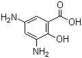 结构式 CAS# 112725-89-0, 3,5-二氨基水杨酸