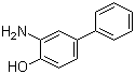 结构式 CAS# 1134-36-7, 3-氨基-4-羟基联苯