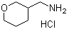 结构式 CAS# 1159599-89-9, (四氢-2H-吡喃-3-基)甲胺盐酸盐