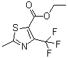 结构式 CAS# 117724-62-6, 2-甲基-4-(三氟甲基)-5-噻唑羧酸乙酯
