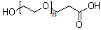 结构式 CAS# 117786-94-4, alpha-(2-羧基乙基)-omega-羟基聚氧乙烯