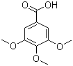 structure of CAS# 118-41-2, 3,4,5-Trimethoxybenzoic acid;Gallic acid trimethyl ether