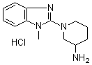 structure of CAS# 1185311-18-5, 1-(1-Methyl-1H-benzimidazol-2-yl)-3-piperidinamine hydrochloride