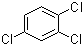 结构式 CAS# 120-82-1, 三氯苯; 1,2,4-三氯苯