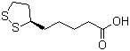 structure of CAS# 1200-22-2, R-(+)-alpha-Lipoic acid;(R)-(+)-1,2-Dithiolane-3-pentanoic acid