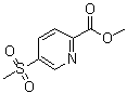 结构式 CAS# 1201326-81-9, 5-(甲基磺酰基)-2-吡啶羧酸甲酯