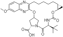 结构式 CAS# 1206524-85-7, MK-5172