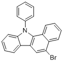 structure of CAS# 1210469-09-2, 5-Bromo-11-phenyl-11H-benzo[a]carbazole