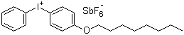 structure of CAS# 121239-75-6, 4-Octyloxydiphenyliodonium hexafluoroantimonate;hexafluoroantimony(1-);(4-octoxyphenyl)-phenyliodanium