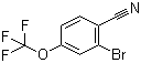 structure of CAS# 1214334-83-4, 2-Bromo-4-(trifluoromethoxy)benzonitrile