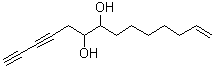 结构式 CAS# 122855-49-6, 13-十四碳烯-1,3-二炔-6,7-二醇