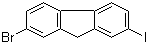 结构式 CAS# 123348-27-6, 2-溴-7-碘芴