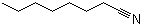 structure of CAS# 124-12-9, Octanenitrile;Heptyl cyanide