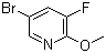 结构式 CAS# 124432-70-8, 2-甲氧基-3-氟-5-溴吡啶