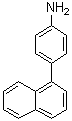 结构式 CAS# 125404-00-4, 4-(1-萘基)苯胺