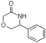 结构式 CAS# 1260672-03-4, 5-苯基-3-吗啉酮