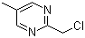 结构式 CAS# 126504-85-6, 2-(氯甲基)-5-甲基嘧啶