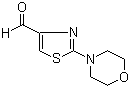 结构式 CAS# 126533-97-9, 2-吗啉基噻唑-4-甲醛