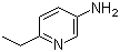 结构式 CAS# 126553-00-2, 6-乙基-3-氨基吡啶