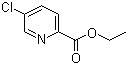 structure of CAS# 128072-93-5, Ethyl 5-chloro-2-pyridinecarboxylate