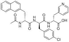 结构式 CAS# 129225-22-5, AC-D-2-Nal-D-4-clphe-D-3-pal