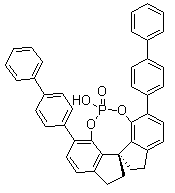 结构式 CAS# 1297613-77-4, (11aR)-10,11,12,13-四氢-5-羟基-3,7-双(联苯-4-基)-二茚并[7,1-de:1',7'-fg][1,3,2]二氧磷杂八环-5-氧化物