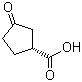 structure of CAS# 13012-38-9, (1R)-3-Oxocyclopentanecarboxylic acid;(R)-3-Oxocyclopentanecarboxylic acid