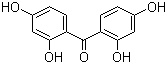 结构式 CAS# 131-55-5, 2,2',4,4'-四羟基二苯甲酮