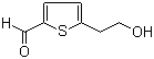 结构式 CAS# 131202-63-6, 5-(2-羟乙基)噻吩-2-甲醛