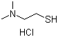 structure of CAS# 13242-44-9, 2-(Dimethylamino)ethanethiol hydrochloride;N,N-Dimethyl-2-aminoethanethiol hydrochloride; N,N-Dimethylcysteamine hydrochloride; N-(2-Mercaptoethyl)dimethylamine hydrochloride; NSC 45463; Thiofluor