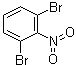 structure of CAS# 13402-32-9, 2,6-Dibromonitrobenzene;1,3-Dibromo-2-nitrobenzene