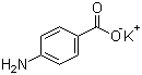 结构式 CAS# 138-84-1, 对氨基苯甲酸钾