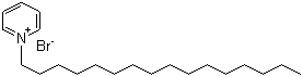 结构式 CAS# 140-72-7, 溴代十六烷基吡啶; 溴化十六烷基吡啶