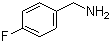 结构式 CAS# 140-75-0, 对氟苄胺; 对氟苯甲胺; 4-氟苯甲胺