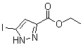 structure of CAS# 141998-77-8, 5-Iodo-1H-pyrazole-3-carboxylic acid ethyl ester