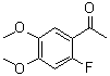 structure of CAS# 142265-69-8, 1-(2-Fluoro-4,5-dimethoxyphenyl)ethanone