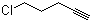structure of CAS# 14267-92-6, 5-Chloro-1-pentyne
