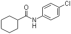 结构式 CAS# 142810-49-9, N-(4-氯苯基)环己基甲酰胺