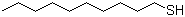 structure of CAS# 143-10-2, 1-Decanethiol;n-Decyl mercaptan