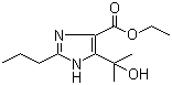 结构式 CAS# 144689-93-0, 4-(1-羟基-1-甲基乙基)-2-丙基-1H-咪唑-5-羧酸乙酯