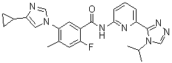 结构式 CAS# 1448428-04-3, Selonsertib